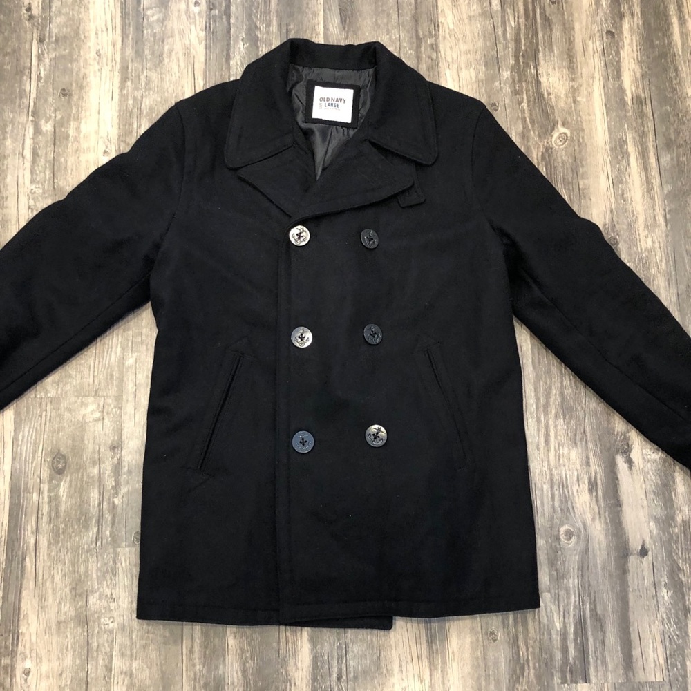 Men’s Old Navy Double Breasted Pea Coat Size Large